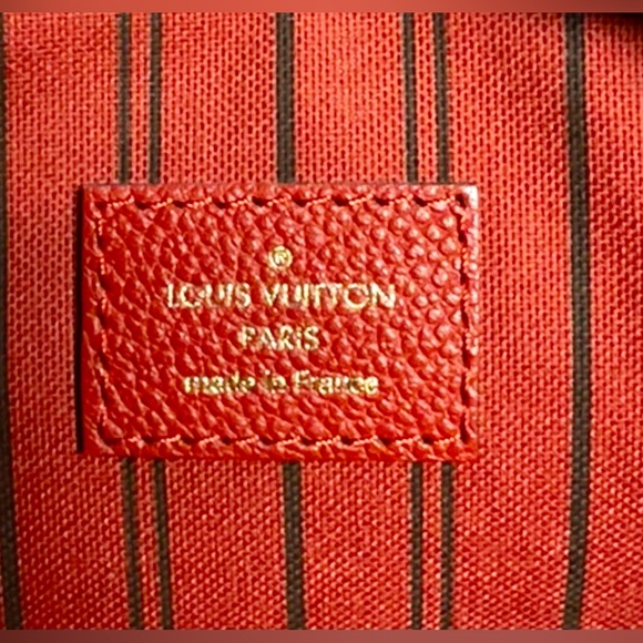 Louis Vuitton Empriente Marais MM Monogram Red Cerise Handbag Satchel Poignant - Picture 14 of 16